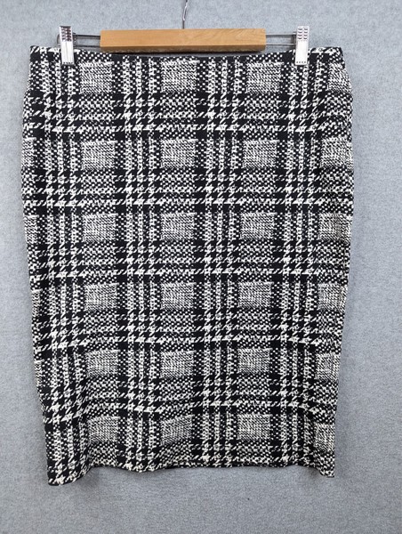 Witchery Skirt Womens 16 Plus Black Straight Pencil Pull On Career Office Work