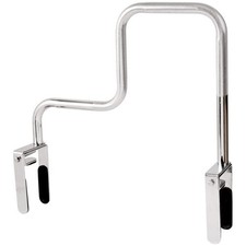 DMI Chrome Plated Adjustable Grab Bars for 1 Count Pack of 1 , Silver