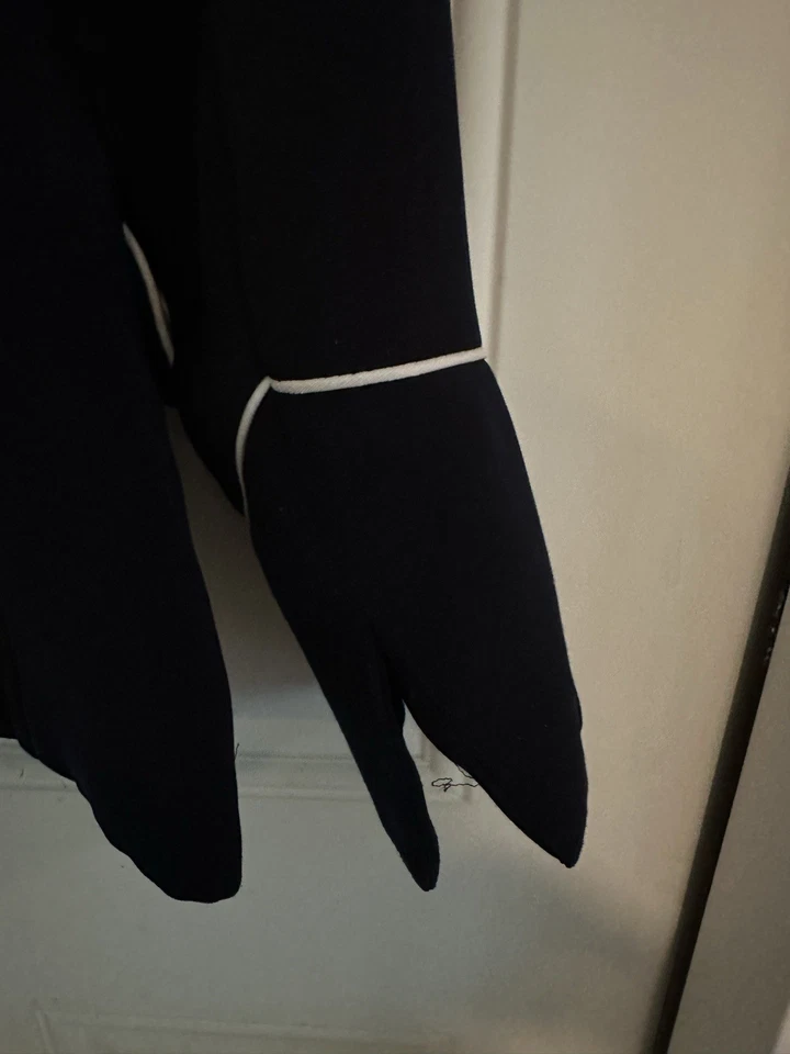 Blazer Studio I Petite Mujer Junior Negro 2 Botones Hombreras Talla 6 Foto 4 de 4