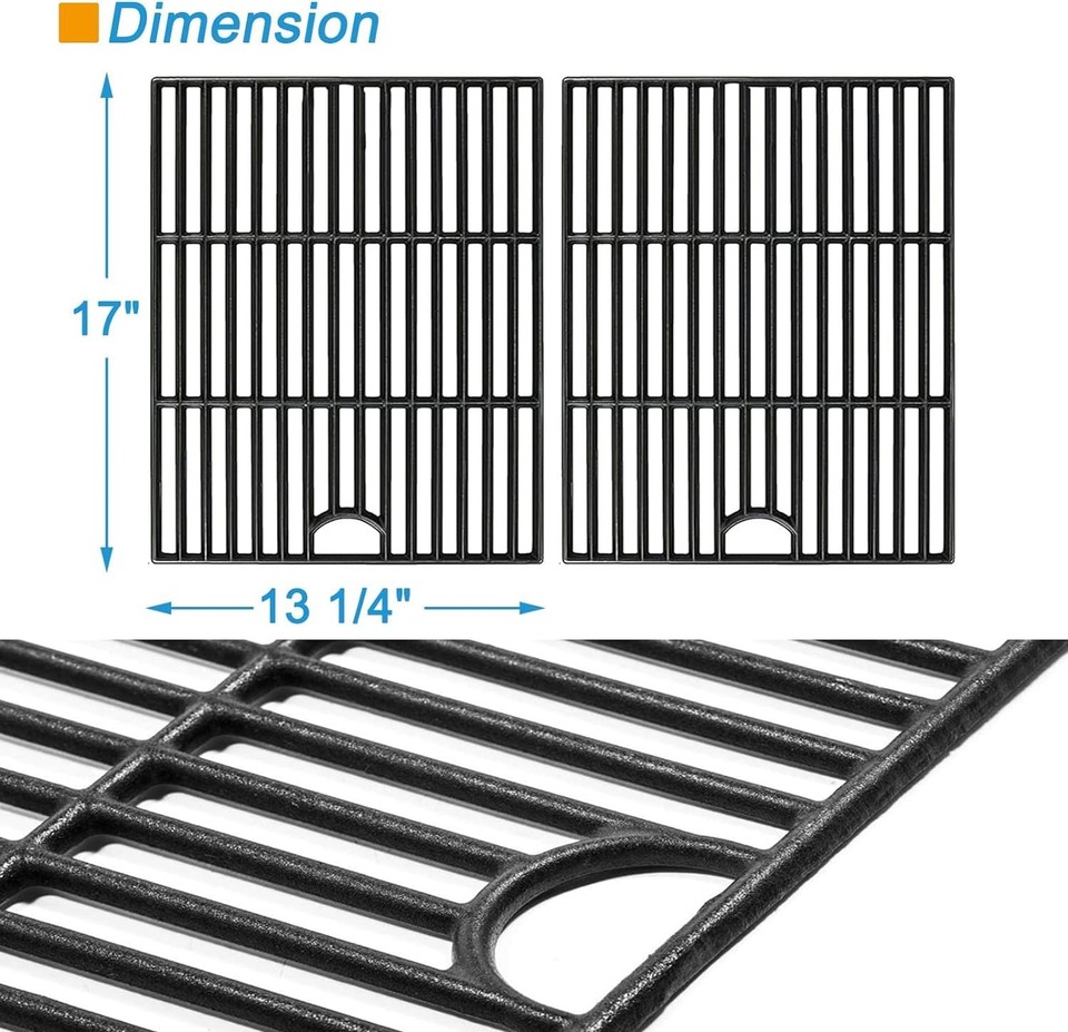 BBQration Ersatzteile Set Für Nexgrill 4-Brenner – Grillrost & Hitzeschilde, Passend Für 720-0830 Modelle
