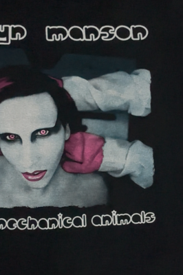 Marilyn Manson 1999 Mechanical Animals Vintage 90s Band Size L T