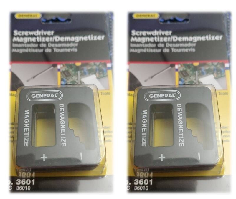 Screwdriver Bit Adapter 2" L Black/Gray General 3601 (2-PACK)