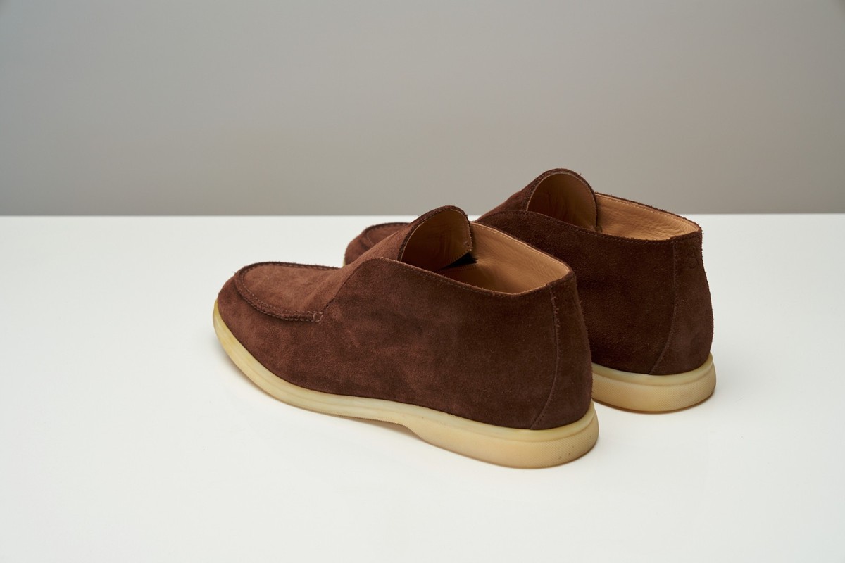 SASA MILANO Made In Italy Brown Suede Loafers size 41 View 5
