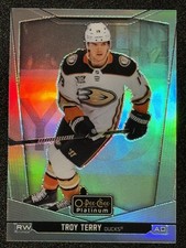 2024-25 O-Pee-Chee Platinum #10 Troy Terry Rainbow Parallel Anaheim Ducks