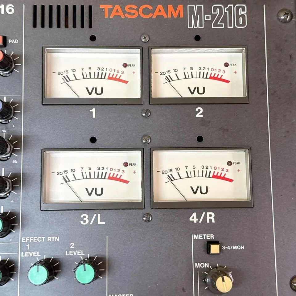 TASCAM M-216 Analog Mixer 16ch – Vintage - Image 3 of 4