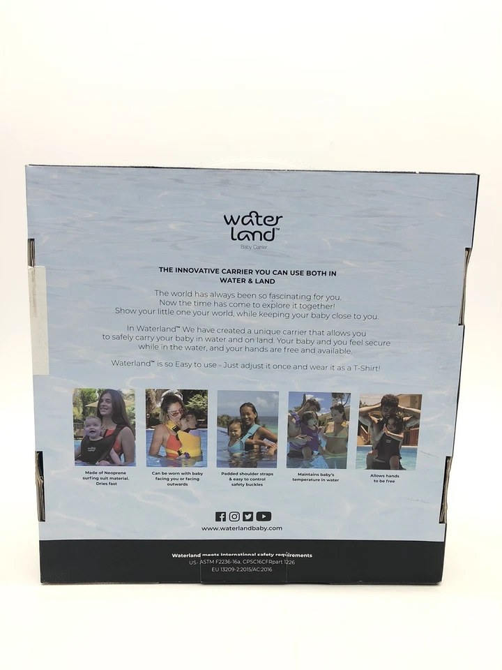 Portabebés Water Land, Innovador, 4 Meses - 2 Años, Verde Lima * Foto 2 de 4