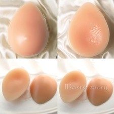 Silicone Breast Forms Fake Boobs Mastectomy Prosthesis Insert Pad Enhencer 2PCS