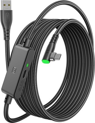 INIU Link Cable with Charging Port [5 m], Compatible with Oculus Meta Quest 3...