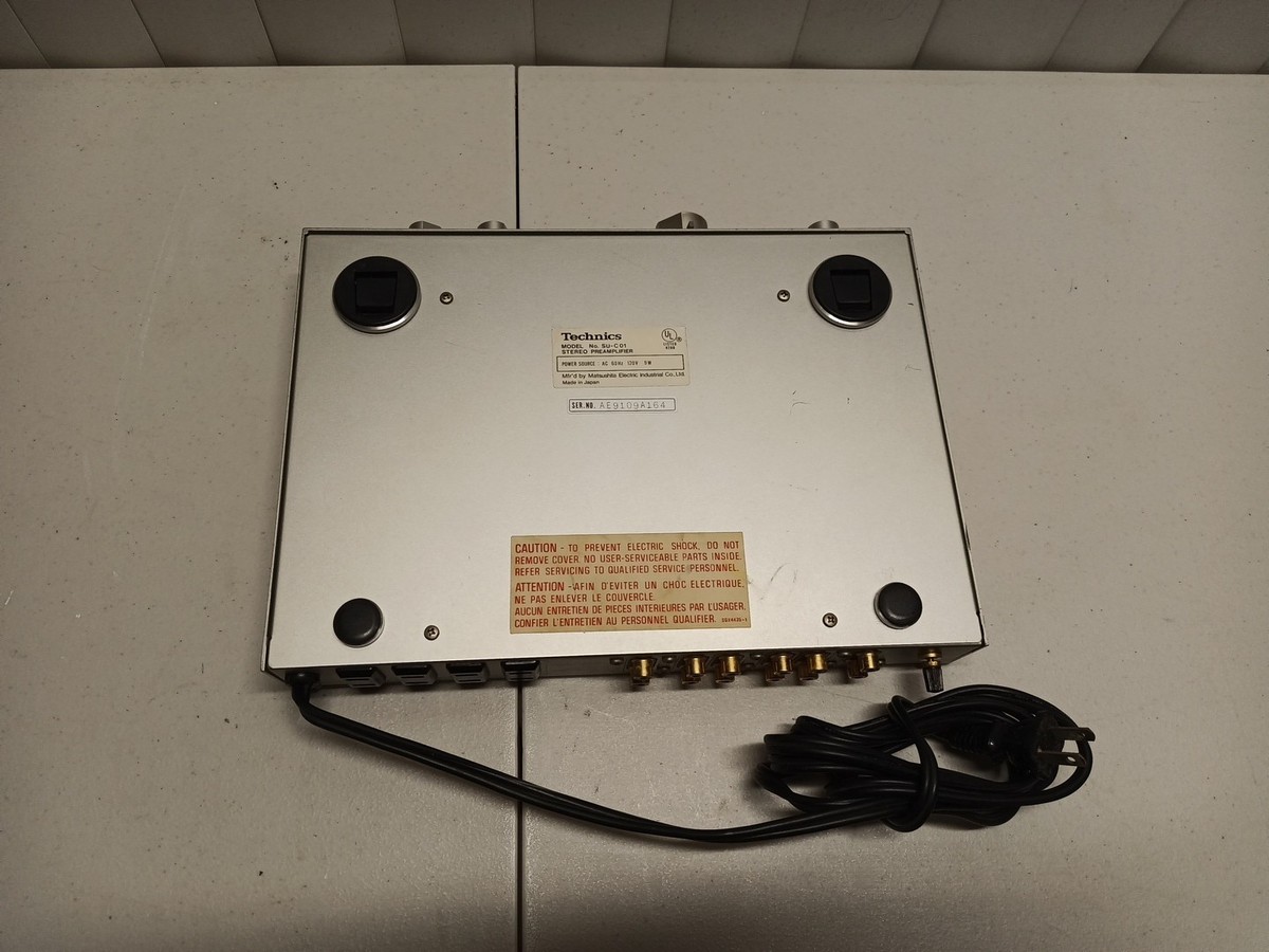 Technics SU-C01 Stereo Preamplifier Vintage Tested Working
