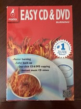ROXIO EASY CD DVD BURNING CDROM WINDOWS 98SE ME 2000 PRO/XP HOME XP PRO NEW