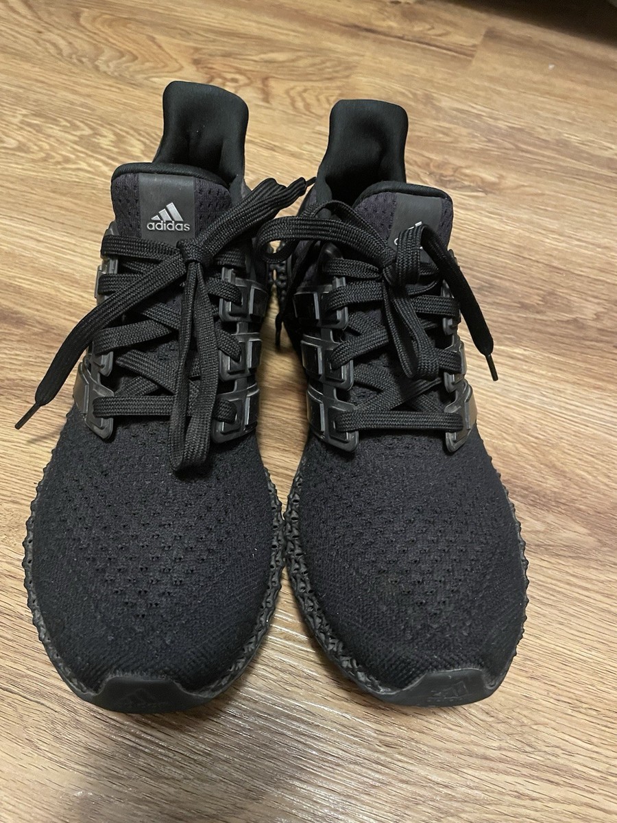 Adidas ULTRA4D Ultra Boost 4D Sneakers Mens Triple Black Knit