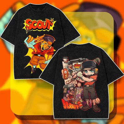 Team Fortress 2 Scout ''BONK ATOMIC'' Comic Art Graphic Vintage