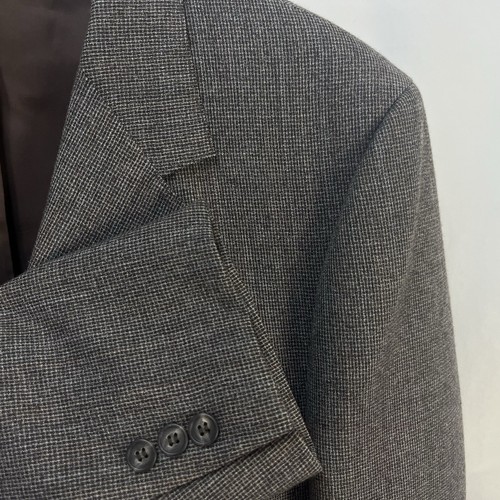 VINTAGE ANNI 70 PERKINS GRIGIO LANA 3PZ TUTA GIACCA GILET PANTALONI 46" PETTO 36x27 - Foto 3 di 15