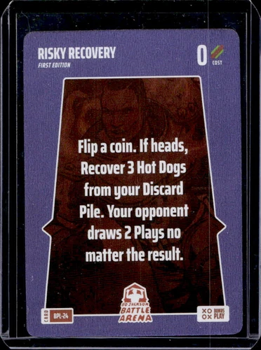 2024 Bo Jackson Battle Arena First Edition Risky Recovery Bonds Play #BPL-24
