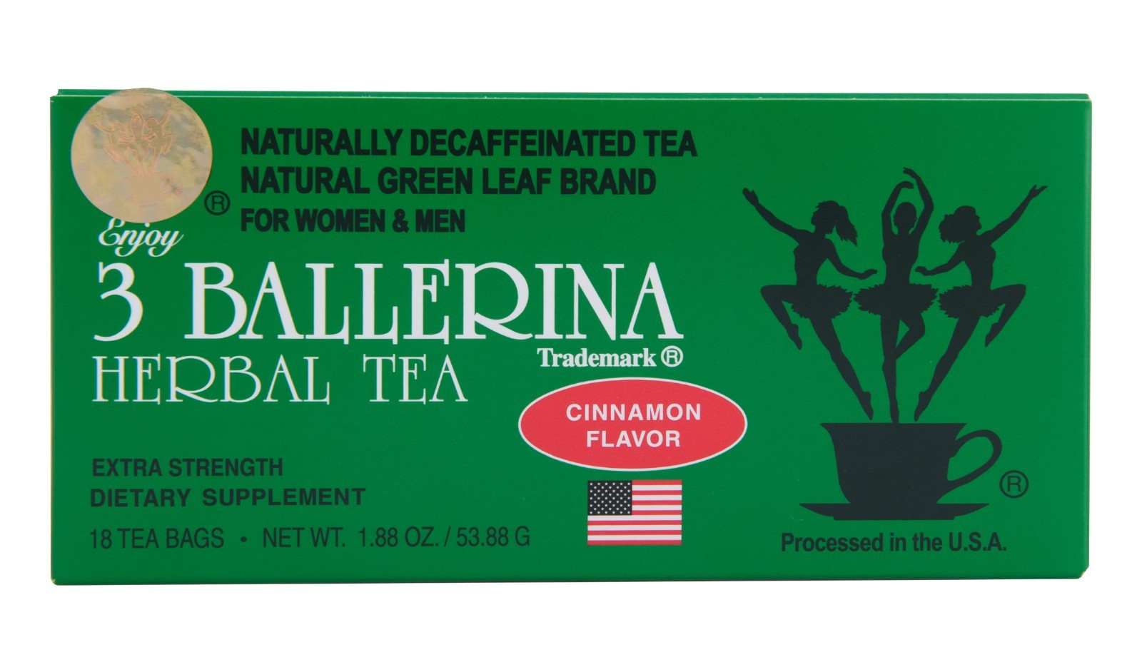 3 Ballerina Herbal Detox Tea- Cinnamon Flavor