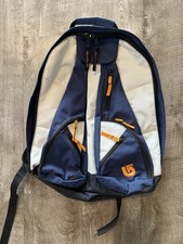 Rare Vintage Burton Snowboard Company Backpack Blue Orange Black