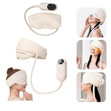 Head Massager Hot Compress Scalp Eye Heating Massager To Relieve Fatigue