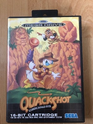 Sega Mega Drive Quackshot Spiel Retro