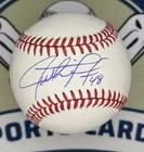 Justin Topa Signed Rawlings Official Major League Baseball ROMLB Twins Autograph