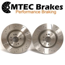 Mercedes M-KLASSE W164 ML500 05-13 Gebohrte Genutete Bremsscheiben 350mm