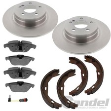 BREMSSCHEIBEN + BELÄGE + HANDBREMSE HINTEN für MERCEDES C/E-KLASSE W 204 A/C207