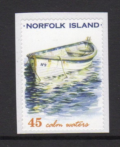 2001 Norfolk Island Calm Waters Local Boat P&S stamp MNH