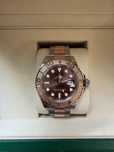 Rolex Yacht-Master 126621 Pink and Silver Oyster Bracelet with Pink Bezel