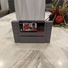 Super Bases Loaded SNES Cartridge Authentic and works Clean