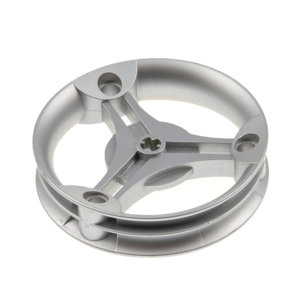 1X Lego Technic Rim 70X14 Metallic Silver Futuristic Wheel 8417 8430 32057