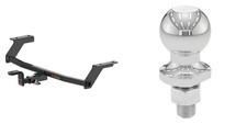 CURT Trailer Hitch Tow Package 1-1/4in Receiver, 1-7/8in Ball Mount 116333 40161