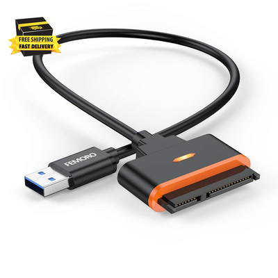 SATA to USB 3.0 Adapter, SATA III 5Gbps Data Transfer Converter Cable, UASP Supp