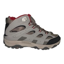 Merrell Kids Size 7 Moab 3 Mid MK265701 Boulder Leather Waterproof Ankle Boots