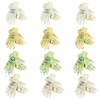 Garden Gardener Gardening Gloves Yard Nitrile Knit Wrist 12 pack Jorestech