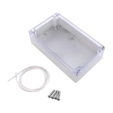 Clear Junction Box ABS Plastic Project Box Dustproof Waterproof IP65 Universa