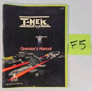 T-MEK, T MEK - Arcade Game Manual + UPDATES - ATARI - OEM Original - Coin Op