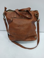 Women's I Medici Firenze Brown Leather Handbag Made In Italy