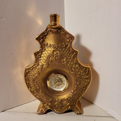 Barsottini Vino Rosso w/ Mercedes working Clock inside empty but looks sealed