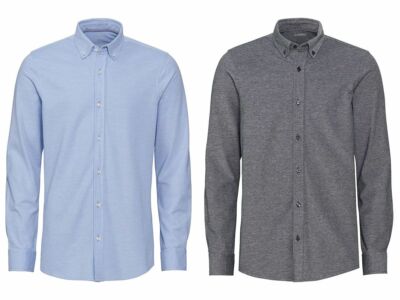 LIVERGY  Herren Freizeithemd Langarm Hemd Klassisch Slim Fit Baumwolle NEU