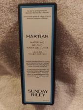 Sunday Riley Martian Mattifying Melting Water-Gel Toner, 4.4 oz Genuine Product