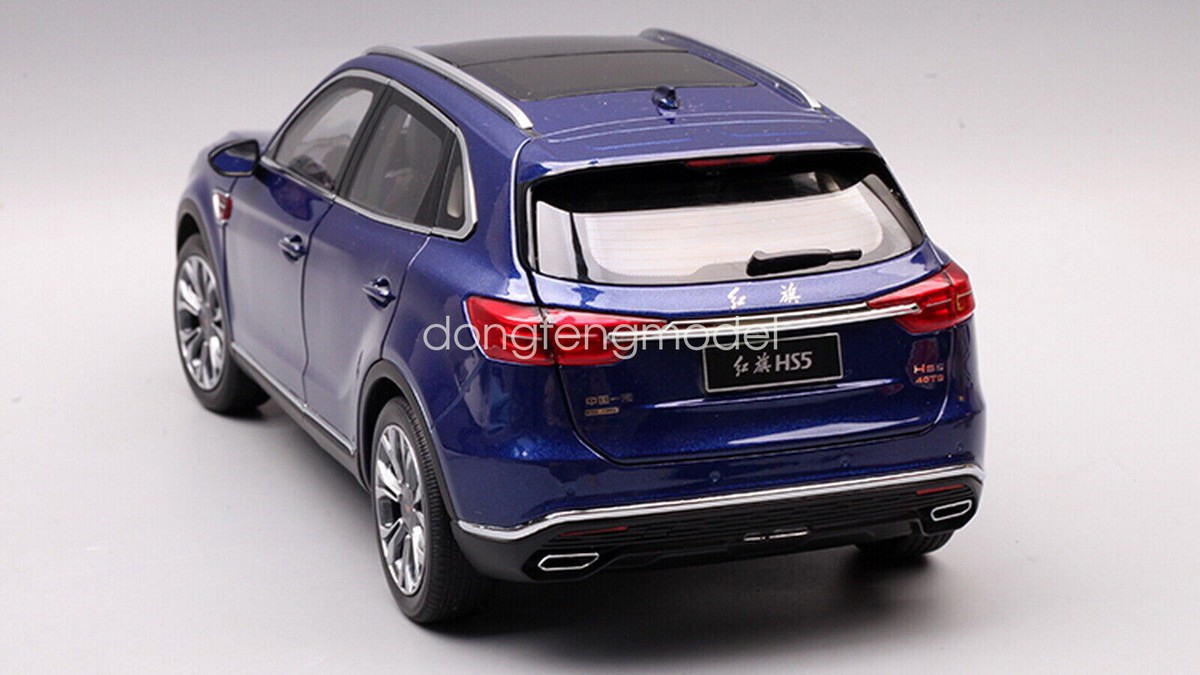 1/18 Scale HongQi Red Flag HS5 SUV Blue Diecast Model Car