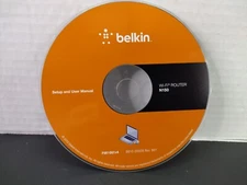 Belkin Driver Disc Wi-Fi Router N150 Setup & User Manual CD Software