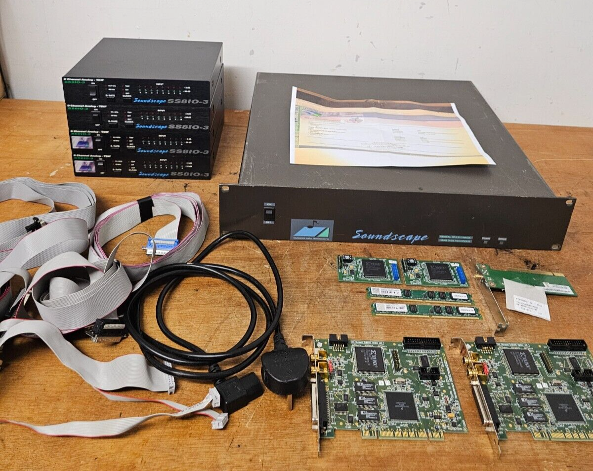 Soundscape Joblot SSHDR1 Plus Hard Disk Multi Recording SS810-3