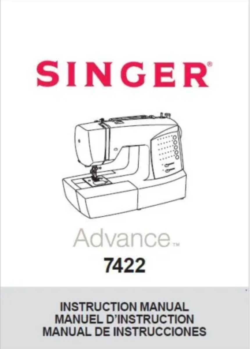 ms127(SY2724)ページ Singer 7422-ADVANCE Sewing Machine/Embroidery/Serger Owners Manual