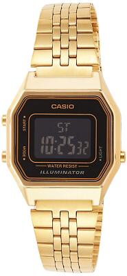 Casio LA680WGA-1B Gold Vintage Retro Standard Digital Ladies Watch