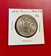 1971 D Kennedy Half Dollar - Schöne US-Münze