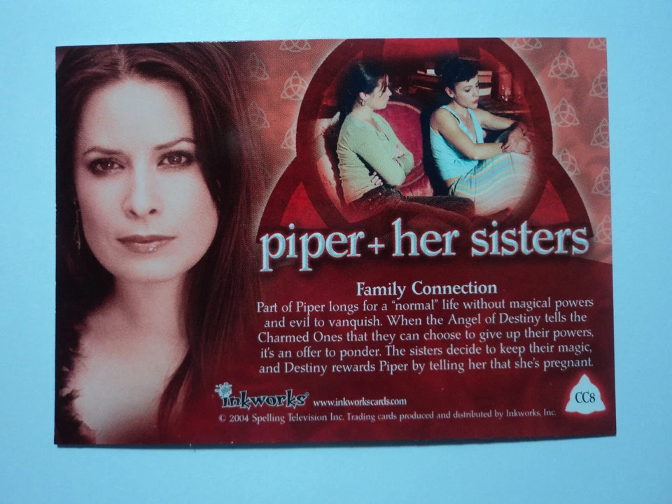 2004 CHARMED CONNECTIONS - PARALLEL FOIL CARD - ( CC8 ) - Image 2 of 4