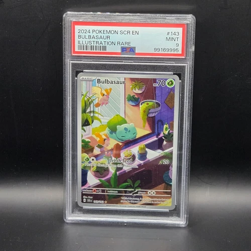 Bulbasaur 143/142 Sv07: Stellar Crown Holo PSA 9