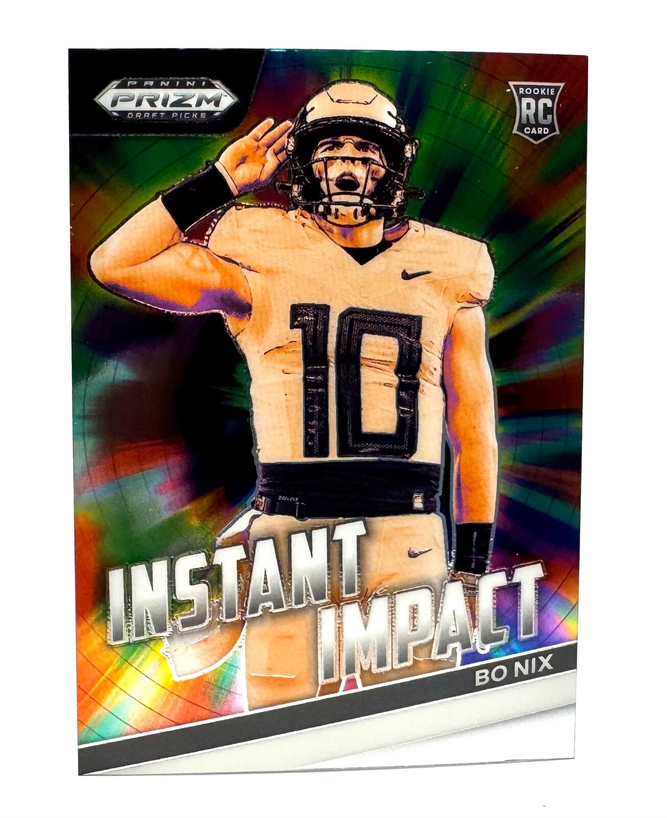 2024 Panini Prizm Draft Picks - Instant Impact #II-BN Bo Nix (RC)
