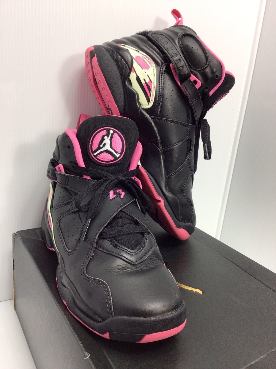 retro 8 jordans pink and black