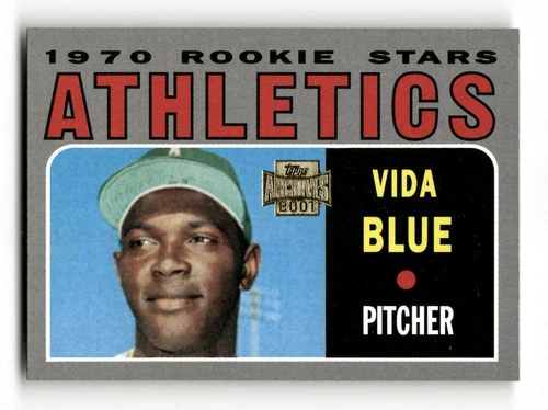 Vida Blue 2001 Topps Archives #62 Oakland Athletics 1970 Topps